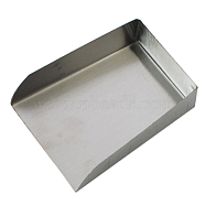 Iron Bead Shovel, Platinum Color, about 62mm long, 48mm wide, 16mm thick(E560Y)