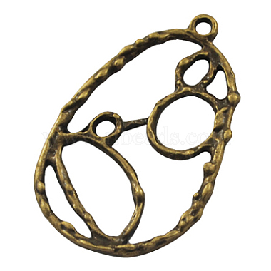 Antique Bronze Drop Alloy Pendants