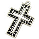 Tibetan Style Cross Pendant Rhinestone Settings(EA503Y-NF)-1