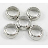 Platinum Rondelle Brass Spacer Beads(EC0823.5mm-NF)