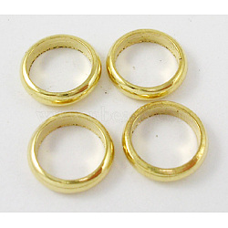 Brass Spacer Beads, Rondelle, Golden, 3.5x1mm(EC0823.5mm-G)