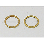 Brass Link Rings, Round, 8x1mm(EC1128-1)
