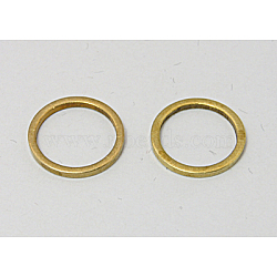 Brass Link Rings, Round, 8x1mm(EC1128-1)