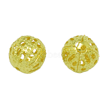 Brass Filigree Beads(EC121-G)-2