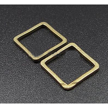 Unplated Square Brass Links