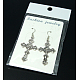 Fashion Cross Earrings(EJEW-JE00162)-3