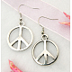 Fashion Peace Sign Earrings(EJEW-JE00164)-3