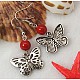 Dangle Butterfly Earrings(EJEW-JE00214)-2