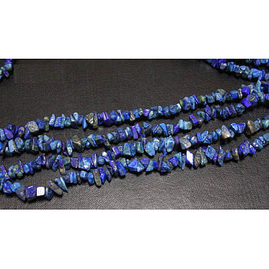 3mm Blue Chip Lapis Lazuli Beads