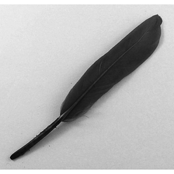 Fashion Feather Costume Accessories, Black, 100~175x13~25mm