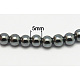 Non-Magnetic Synthetic Hematite Beads Strands(G-D015-8)-1