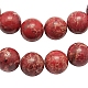 Brins de perles de jaspe impérial synthétiques(G-H014-3-2)-1