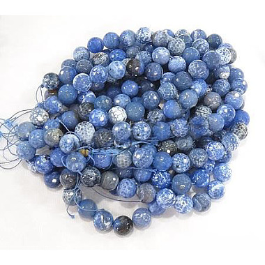 Faceted Natural Agate Beads Strands(G-N213A-79A)-2