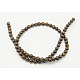 Chapelets de perles en bronzite naturel(G-Q605-24)-2