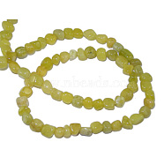 Gemstone Strands, Corea Peridot, The beads about 3~5mm; hole: 0.8mm; 15.5inches, 82pcs/strand(G365-7)