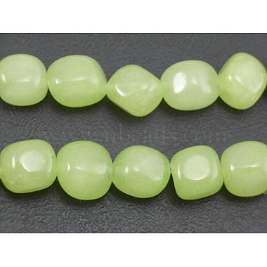 7mm Green Others White Jade Beads