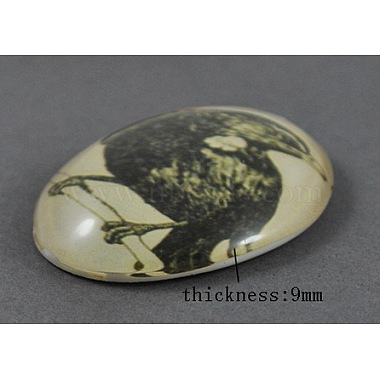 Tempered Glass Cabochons(GGLA-R193-3)-2