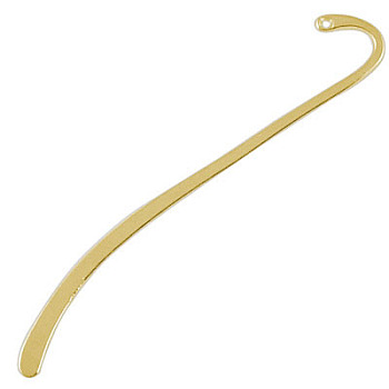 Tibetan Style Alloy Bookmarks, Antique Golden, Cadmium Free & Lead Free, 85x13.5mm, Hole: 1.5mm