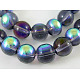 Round Glass Beads Strands(GR8mm06Y-AB)-1