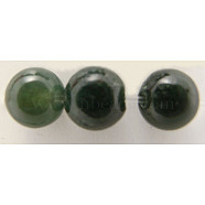 Natural Moss Agate Beads Strands, Round, about 10mm in diameter, hole: 1mm, about 40pcs/strand, 16 inch(GSR10mmC001)