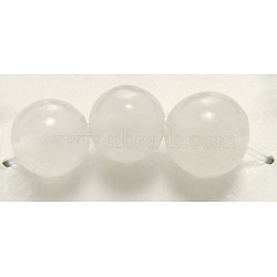 16 inch Natural white jade Strands, Round, about 95pcs/strand, 4mm in diameter, hole: 0.8mm(GSR4mmC138)