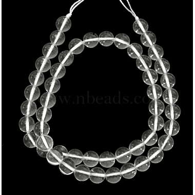 12mm Clear Round Crystal Beads