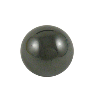 Magnetic Synthetic Hematite Beads, Gemstone Sphere, No Hole/Undrilled, Round, 24mm