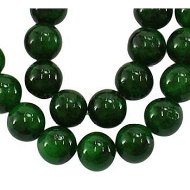 Dyed Natural Yellow Jade Beads(JBR10mm-14)-2