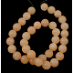 Chapelets de perles en jade jaune naturel(JBR8mm-3)-2