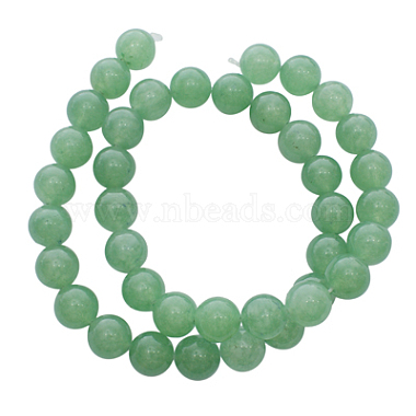 4mm LightGreen Round White Jade Beads