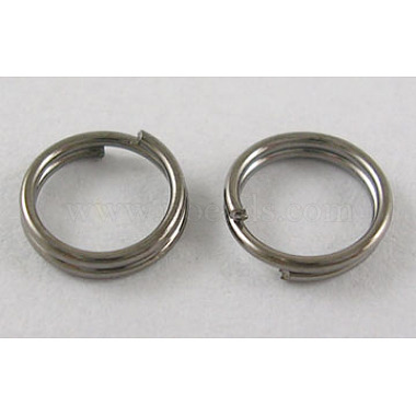 Gunmetal Ring Iron Split Rings