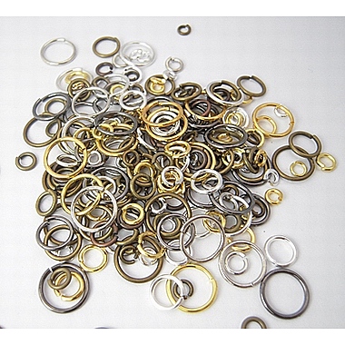 Mixed Color Round Brass Jump Ring