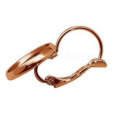 Brass Leverback Earring Findings(KK-C1244-NFR)-2