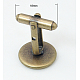 Brass Cuff Button(KK-E063-AB-NF)-2