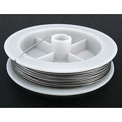 Original Color(Raw) Tail Wire, Nylon-coated Stainless Steel, Raw, 1.0mm, about 26.24 Feet(8m)/roll(L1.0MM01)