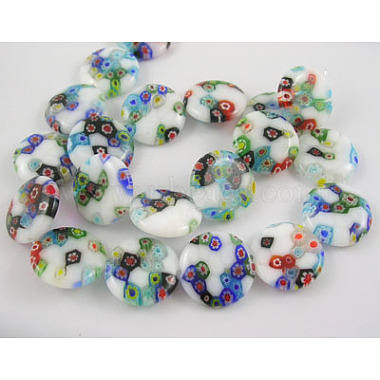 Handmade Millefiori Glass Beads Strands(LK139)-2