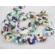 Handmade Millefiori Glass Beads Strands(LK139)-2