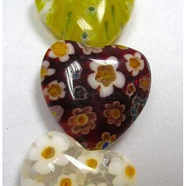 Handmade Millefiori Glass Beads Strands(LK23)-3