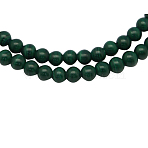 Natural Malachite Gemstone Beads Strands, Grade AB, Round, Green, Size: about 8mm in diameter, hole: 0.8mm, 50pcs/strand, 16 inch(MALA-8D-6)