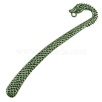 Tibetan Style Alloy Bookmarks, Lead Free and Cadmium Free, Antique Bronze, 121.5x24x2.5mm, Hole: 3.5mm(MLF10056Y-NF)