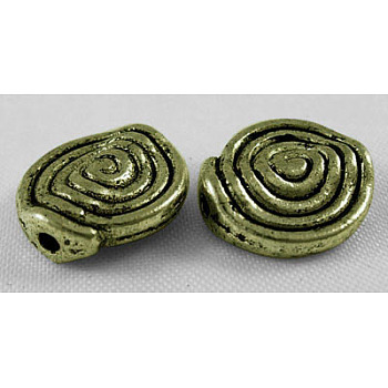 Tibetan Style Alloy Beads, Lead Free & Cadmium Free, Antique Bronze, 11.5x4mm, Hole: 1.5mm