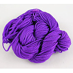 Nylon Braided Cord, Chinese Knotting Cord for Bracelet Jewelry Making Macrame Craft, Nylon Jewelry Cord for Custom Woven Bracelets Making, Dark Violet, 1mm, 28m/batch(NT005)