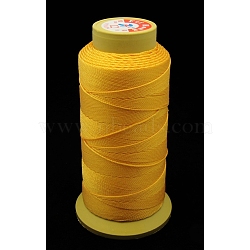 Nylon Sewing Thread, 12-Ply, Spool Cord, Goldenrod, 0.6mm, 150yards/roll(OCOR-N12-5)