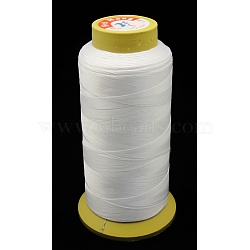 Nylon Sewing Thread, 3-Ply, Spool Cord, White, 0.33mm, 1000yards/roll(OCOR-N3-1)