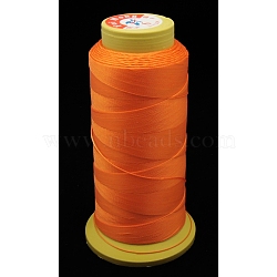 Nylon Sewing Thread, 9-Ply, Spool Cord, Orange, 0.55mm, 200yards/roll(OCOR-N9-10)