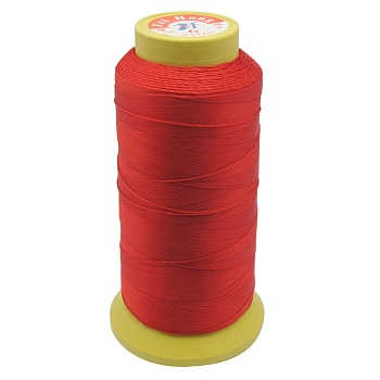 Nylon Sewing Thread, 6-Ply, Spool Cord, Red, 0.43mm, 500yards/roll