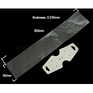 Cellophane Bags, Rectangle, about 8cm wide, 30cm long, Unilateral thickness: 0.035mm(OPC040)