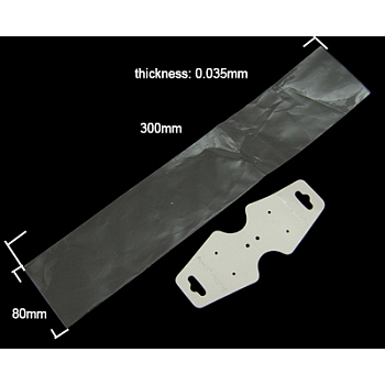 Cellophane Bags, Rectangle, about 8cm wide, 30cm long, Unilateral thickness: 0.035mm