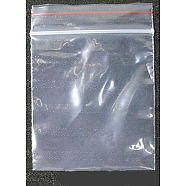 Plastic Zip Lock Bags, Resealable Packaging Bags, Top Seal, Self Seal Bag, Rectangle, Clear, 6x4cm, Unilateral Thickness: 1.2 Mil(0.03mm)(OPP01-1)