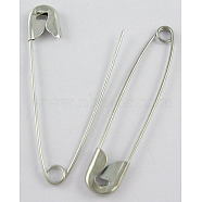 Iron Safety Pins, Platinum, 53~54x11~12x3mm, Hole: 3.5mm(P4Y-N)